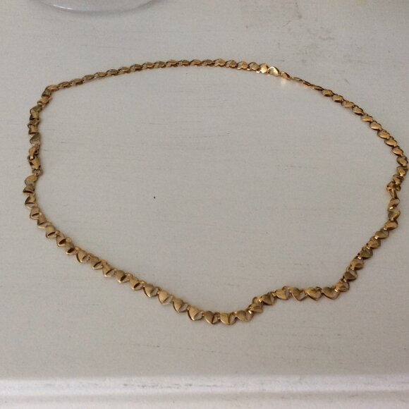 10k solid gold heart necklace, one-of-a-kind - Picture 6 of 9